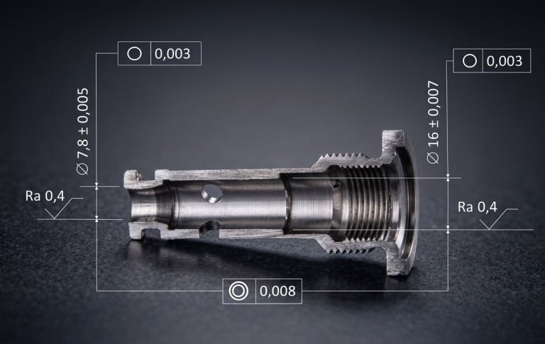 Rectification acier pièce aéronautique